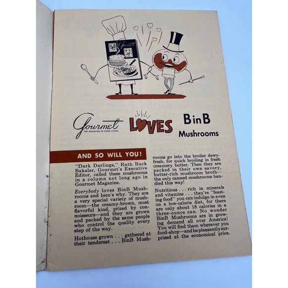 Vintage Mushroom Cookbooks 1968 Fresh Mushroom & 1956 Mushrooms In Your Menu - Picture 5 of 9